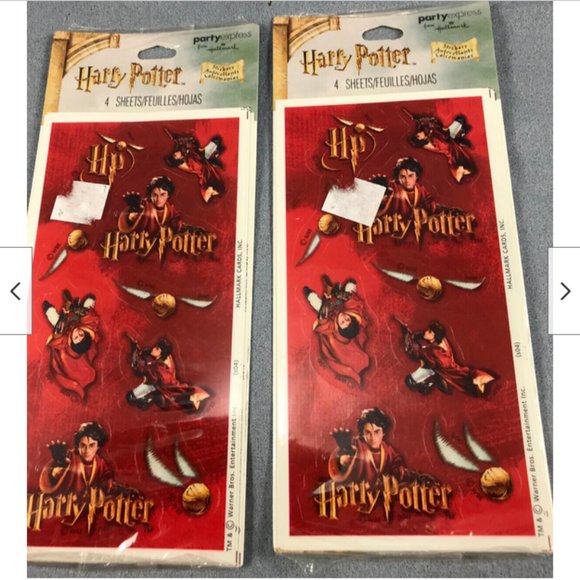 168 Stickers 16 sheets Harry Potter Hallmark Party Express Warner Scrapbooking - Picture 5 of 5